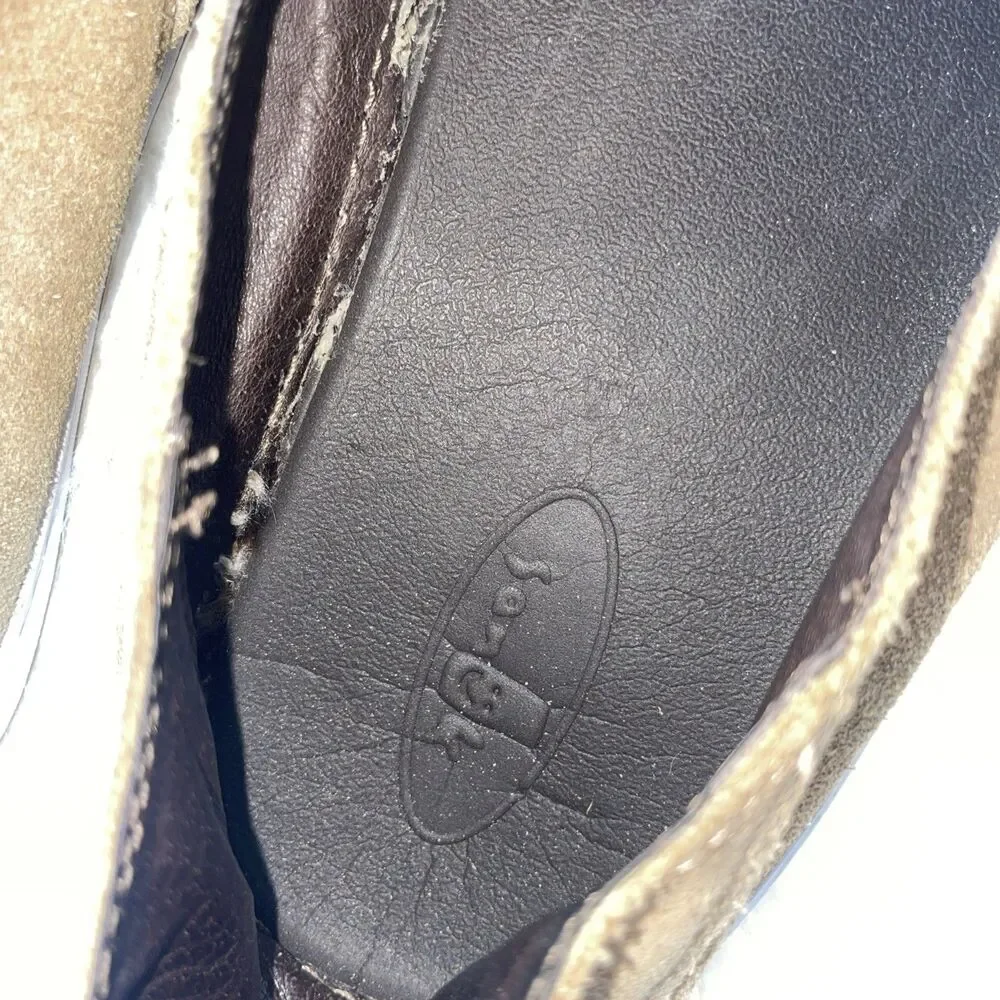 Sanuk Vagabond Sidewalk Surfer Men’s 9 Tan Brown Slip On Comfort